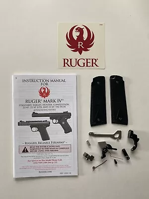 Ruger 22/45 Mark 4 MK IV Trigger Disconnector Hammer Grips Catch Decal Part Lot • $17