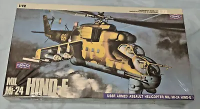 Pony Mil Mi-24 Hind-E K21 Model USSR Armed Assault Helicopter 1/72 NEW SEALED • $53.08