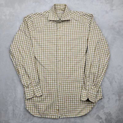 Ermenegildo Zegna Shirt Mens 42/16.5 Button Up Dress Oxford Suit Adult XL • $28.97