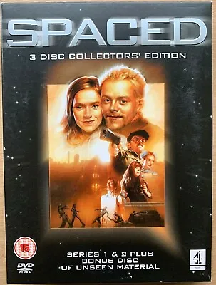 £13.50 • Buy Spaced Season 1 + 2 DVD Box Set British Cult Comedy Series Simon Pegg Nick Frost
