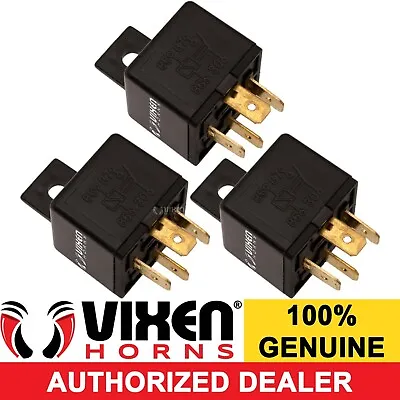 3 Pack 4-pin Car Truck Boat 30a/12v Relay For Air/musical Horn Vxa7444-3 • $12.28