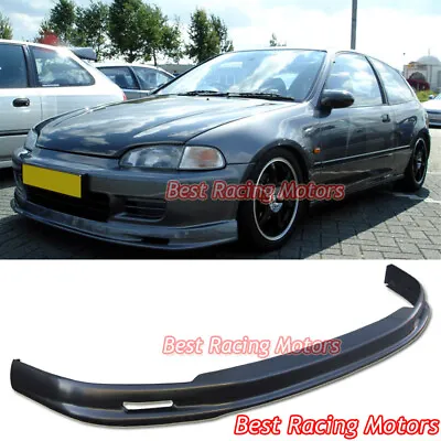 For 1992-1995 Honda Civic 2/3dr Mu-gen Style Front Bumper Lip (Urethane) • $84.99