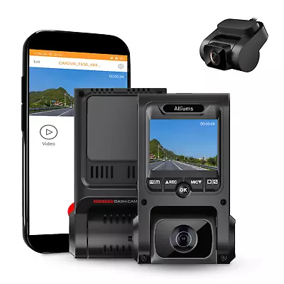 ALLIUMS 2.5K Dash Cam Duo: Front And Rear Dash Cameras With Wi-Fi & GPS • $139