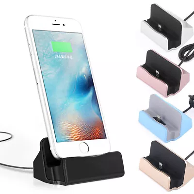 Desktop Charger Dock Charging Stand For IPhone 5 6s 7 Android Phones AU Stock • $14.76