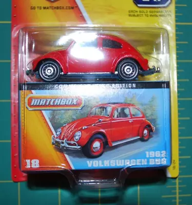 2013 Matchbox 60th Anniversary 1962 Volkswagen Bug 18/24 Commemorative Series • $8.99