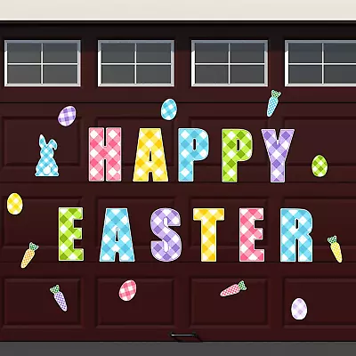 23 Pieces Happy Easter Garage Door Magnets Car Refrigerator Magnets Buffalo Plai • $13.77