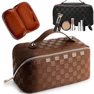 Ladies Wash Bag Toiletry Handbag Hanging Travel Case Cosmetic Make Up Pouch Bag • £7.89