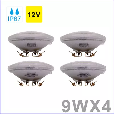 4 Pack PAR36 LED Landscape Light AC/DC12V 9WReplace Halogen 50w BulbWaterproof • $57.77