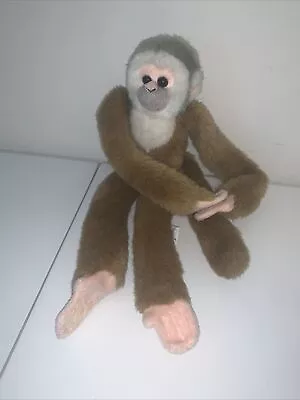 1999 Wild Republic Hanging Monkey 17” Plush Brown  Sticky Hands And Feet GUC • $10.24