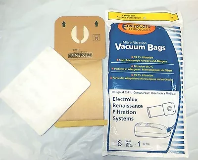 6 Electrolux Renaissance Canister Vacuum Cleaner Style R Filter Bags 9000 8000  • $8.99