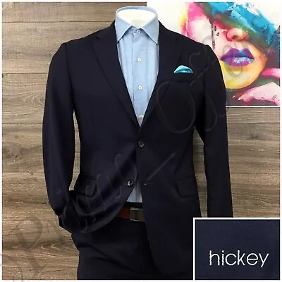 Hickey Freeman Mens Suit 2 Piece Set Size 40R Jacket Blazer Pants Wool Milburn • $314.10