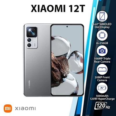 $799 • Buy (New&Unlocked) Xiaomi Mi 12T 5G Dual SIM 8GB+256GB Android Mobile Phone - SILVER