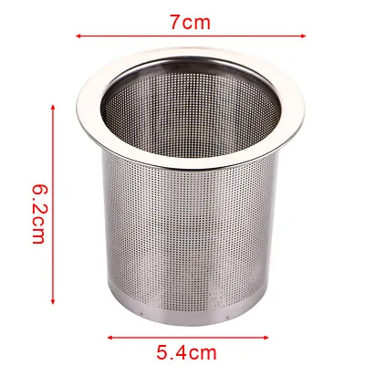 2×Fine Mesh Tea Infuser 304 Stainless Steel Strainer Loose Tea Leaf Spice Filter • $9.83