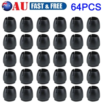 $14.89 • Buy 64PCS Silicone Chair Leg Caps Feet Cover Pads Furniture Table Floor Protectors