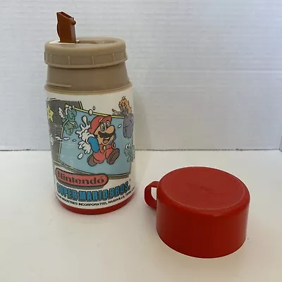 VTG 1988 Aladdin Nintendo Super Mario Bros Thermos-Princess Peach-Squirttle-game • $19.99