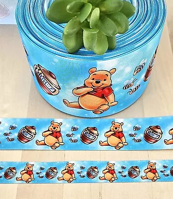 7/8 1.5 & 3  (1 YD) Winnie The Pooh Grosgrain Ribbon Bee Hive Butterfly • $2.55