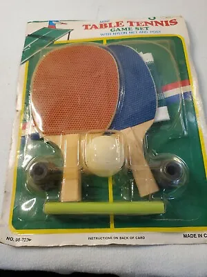 Rare Vintage Mini Table Tennis Game  Complete  With Nylon Net And Post.   • $15.99