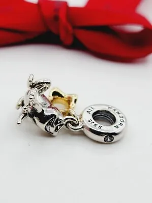 New Genuine Pandora Disney PRINCESS AND THE FROG NAVEEN Charm ALE S925 • £80.29