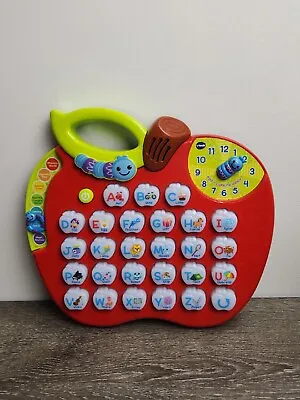 VTech Alphabet Apple Learning Electronic Learning Kids Toy Phonics Reading Count • $10.49