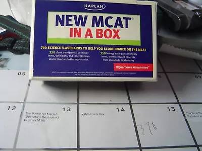 New MCAT In A Box 700 Science Flashcards KAPLAN Was $49.95 FREE SHIPPING • $14.95