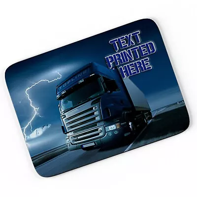 Personalised Mouse Mat Lorry Computer Mouse Pad PC Work Office Trucker LB004 • £7.95