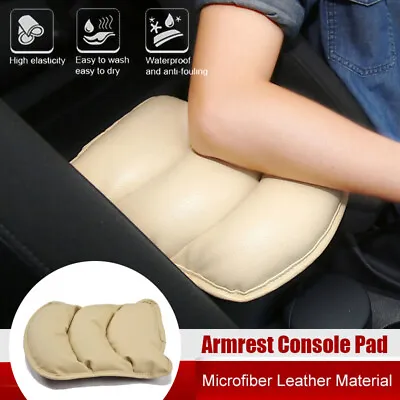 Auto Armrest Pad Cover PU Center Console Box Leather Cushion Mat Car Accessories • $7.29