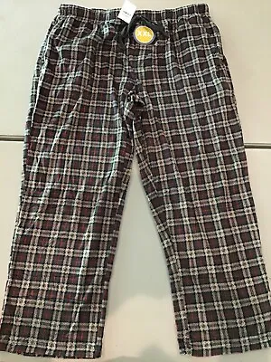 $14.99 • Buy Stafford Microfleece Pajamas/ Lounge Pants. Size XXL.  44-46 Brown Plaid