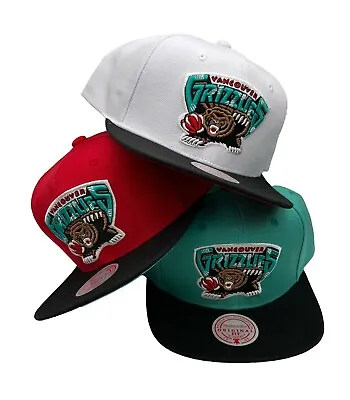 Mitchell & Ness Memphis Grizzlies Core Basic HWC Adjustable Snapback Hat Cap • $34.99