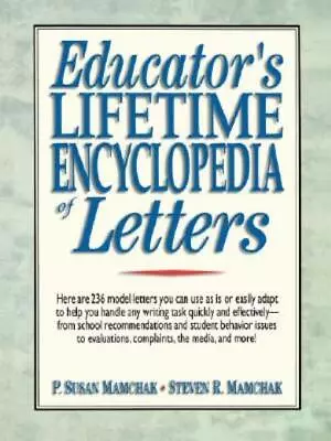 Educator's Lifetime Encyclopedia Of Letters • $37.43