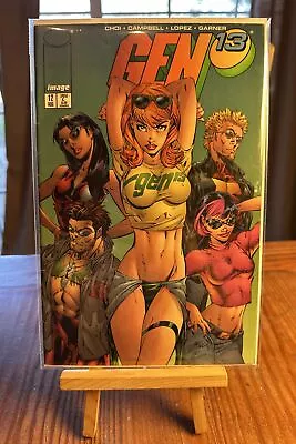 GEN 13 #12 🔥 HOT J Scott Campbell Cover Art! 1996 IMAGE FAIRCHILD VG/FN • $4.99