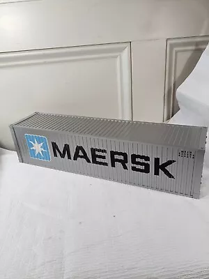 USA Trains MAERSK Intermodal Container G Gauge Scale Ribbed Side Plastic Train • $150