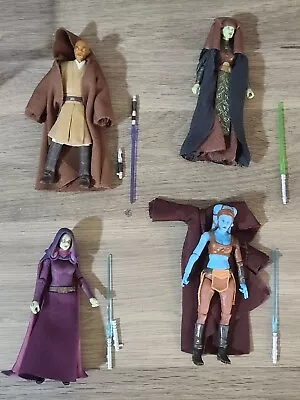 Star Wars Vintage Collection Lot Barriss Mace Windu Luminara Aayla Secura  • $29.99