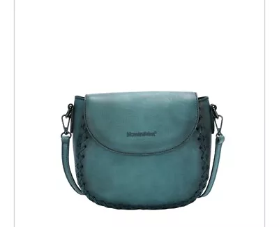 Montana West Genuine Leather Whipstitch Crossbody Bag • $45