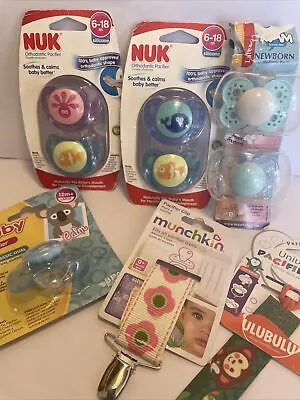 Reborn Doll Pacifier Lot New(other) Mimi Mam Nuk Nuby  Paciclips Boy Girl • $10.99