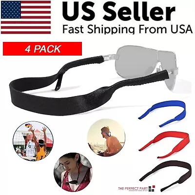 4-Pack Sports Sunglasses Neck Cord Strap Eyeglass Glasses String Lanyard Holder • $4.99
