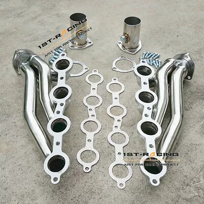 Shorty LS Engine Exhaust Headers For Chevrolet LS1 LS6 LSX LS2 V8 4.8L 5.3L 6.2L • $234.99