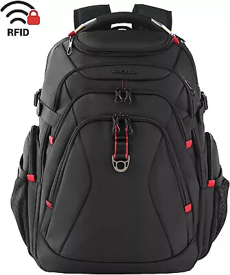 Travel Laptop Backpack Bag 17.3 Inch LARGE W/ USB Charging Port RFID School IPad • $128.89