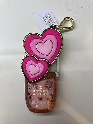 £16.68 • Buy Brand New Bath And Body Works Valentine's Heart Pocket *Bac Holder  Keychain