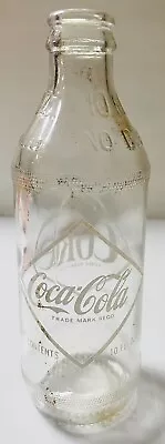 Coca-Cola Coke No Deposit One Trippa 10oz Crown Seal Bottle C1960s White Ceramic • $39.99