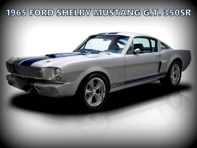 1965 Ford Mustang Shelby GT350 New Metal Sign: LARGE SIZE 12X16 - Free Shipping • $33.88