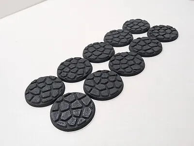 Stone Bases Pack | 10x Pieces | Circle Square | Various Sizes 20mm To 80mm 1:56 • £4.99