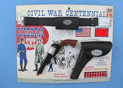 REPRO. CARD ONLY - For Marx Civil War Centennial Cap Gun Set • $125