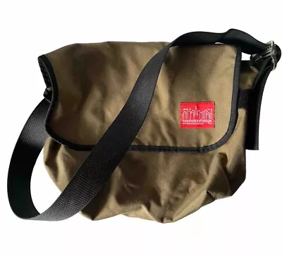 **NOS**Manhattan Portage**Bike Messenger Bag**Nylon-Medium-*Olive*w/ Black Trim • $31.99