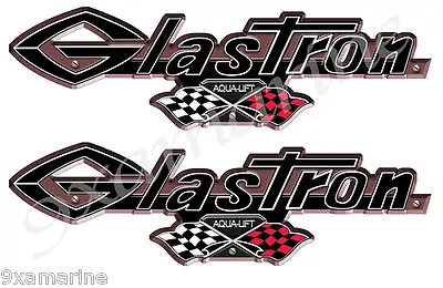 Two Glastron 3D Vintage Boat Stickers. 16 Inch Die Cut • $49.95