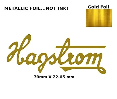 Hagstrom Guitar Decal Head Stocks Restoration Water Slide Logo 172g • $8.92