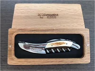 Laguiole En Aubrac Sommelier Waiter's Corkscrew With Zebu Bone Crust Handle • £285