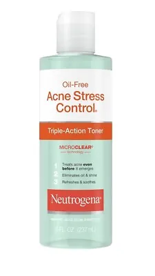 $13.95 • Buy Neutrogena Oil-Free Acne Stress Control Triple-Action Toner Eliminates Oil 8 Oz