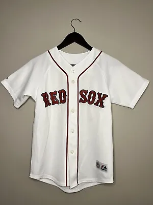 Vintage Majestic Manny Ramirez BOSTON RED SOX Youth Stitched MLB Team JERSEY M • $25