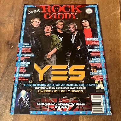 ROCK CANDY Magazine YES Iss 23 PAT BENATAR Gary Moore EDDIE VAN HALEN Stryper • £5.99