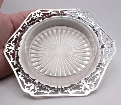 £24 • Buy A Pretty Silver Plated Butter, Jam Or Condiment Dish 5 1/2inches Across